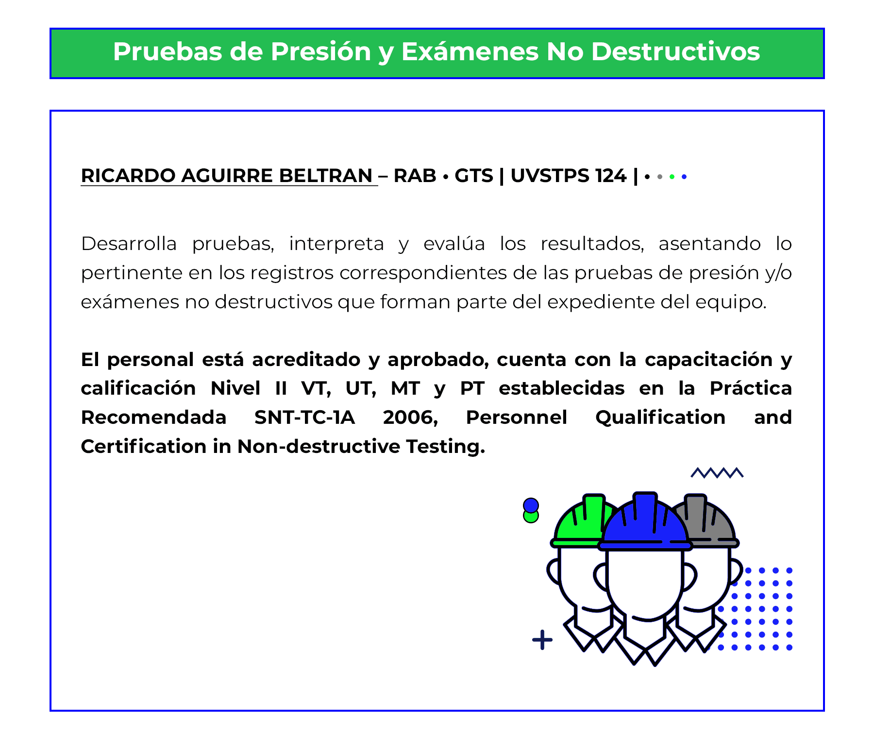 Pruebas de Presión