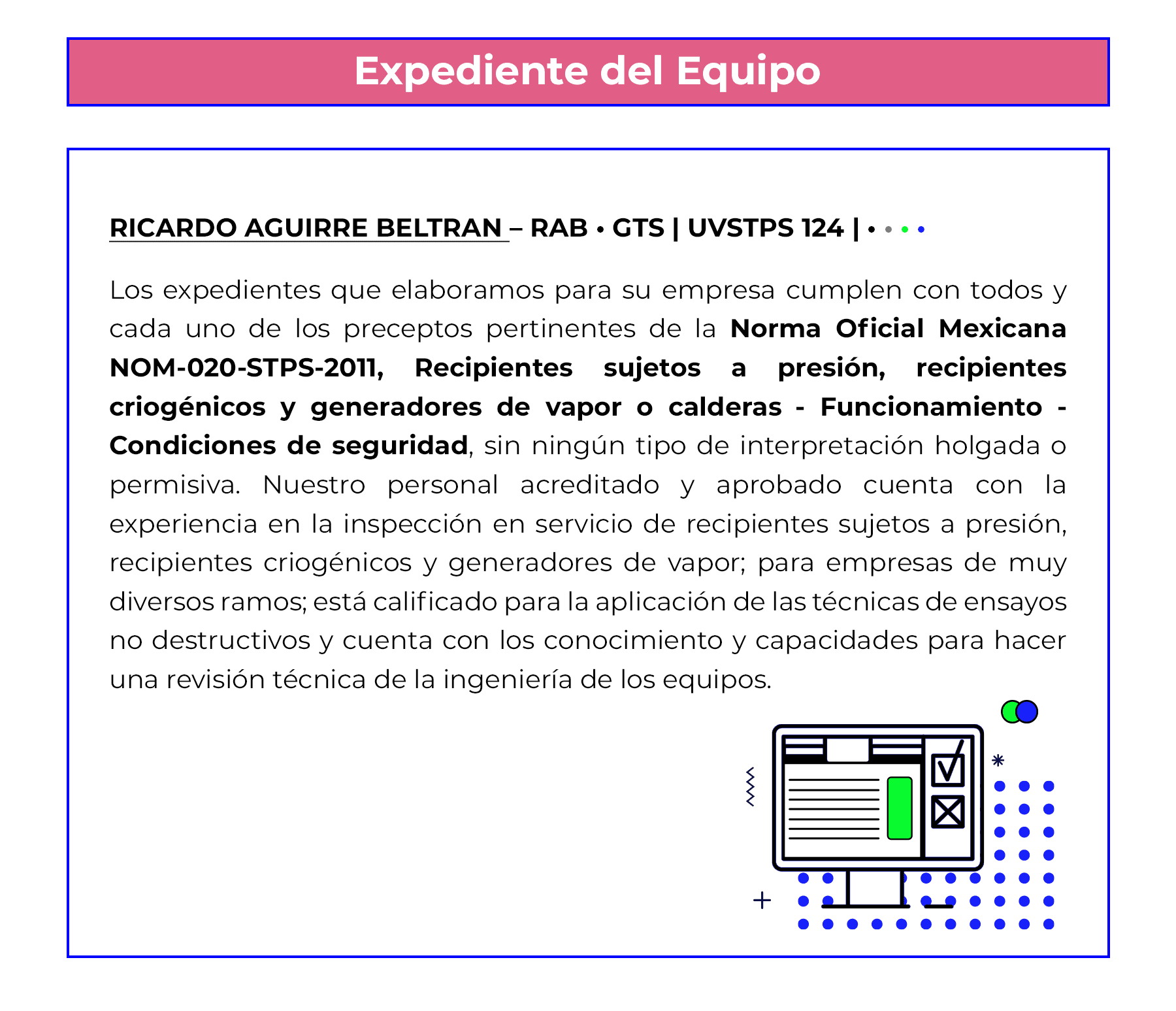 Expediente del Equipo
