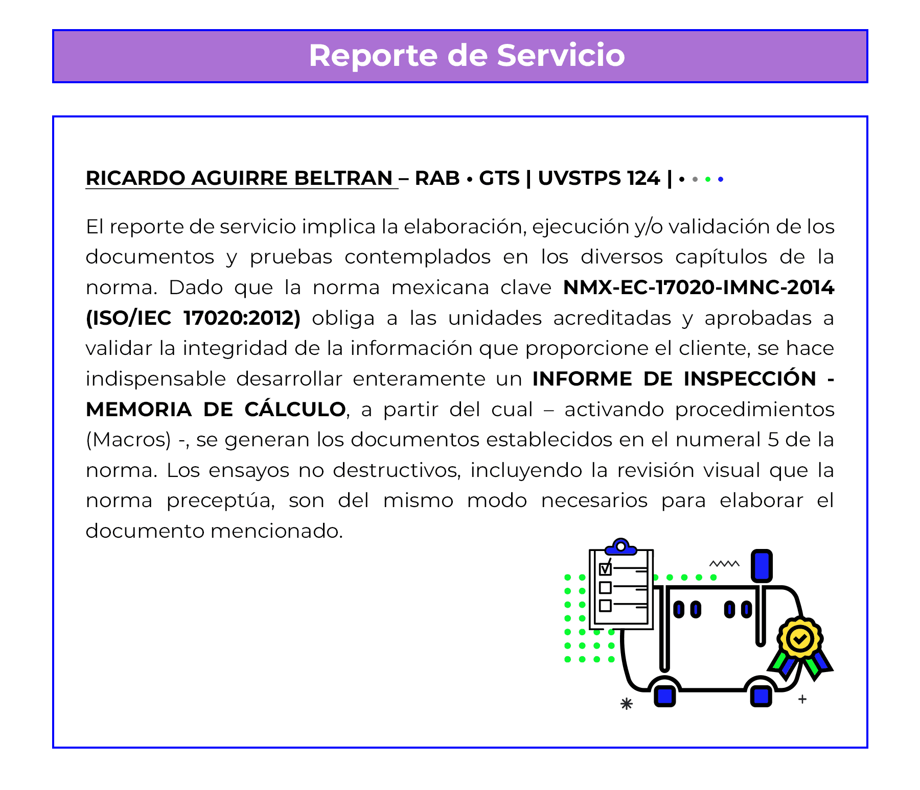 Reporte de Servicio