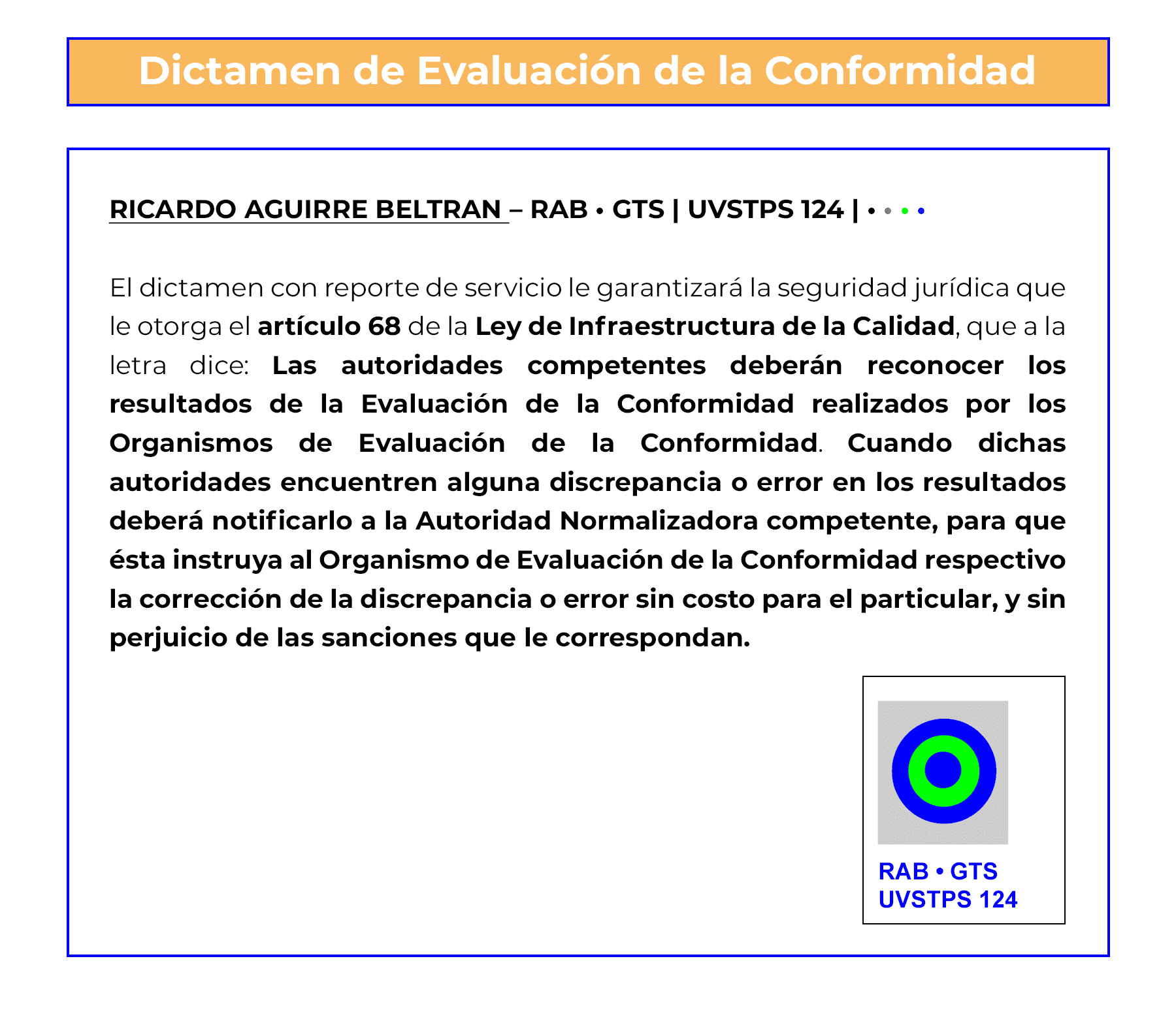 Dictamen de Evaluación